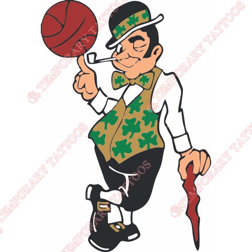 Boston Celtics Customize Temporary Tattoos Stickers NO.917